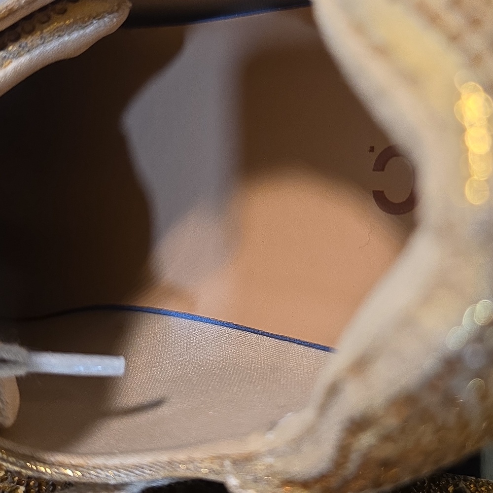 I.N.C. International Concepts Gold Bling  Womens Sz 10 M - Picture 5 of 10